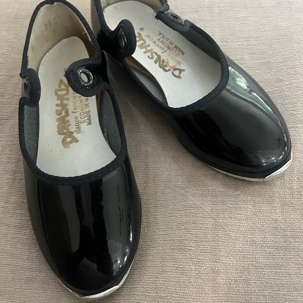 Girls Tap dance Shoes by Danshūz Black Kids Shoes Sz 7